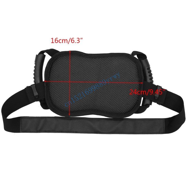 6XDB Breathable Motorcycle Safety Belt Non-slip Grip Handle for Rear for Seat Passeng