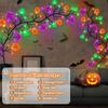 Xiaomi 1pc Halloween Spooky Black Willow Vine String Lights 54 LED Hanging DIY Indoor Decorative Lamp For Home Bedroom Table Bar Decor