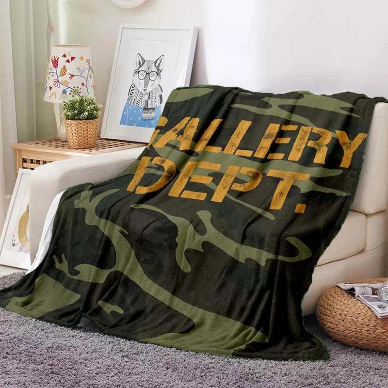 G-Gallery D-Dept Print Flannel Blanket Children Teen Family Gift Portable Home Travel Bed Sofa Office Plush