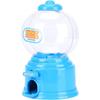 Plastic Mini Gumballs Dispenser, Portable Children Candy Machine Mini Money Deposit Box Kids Kindergarten Gift(blue)