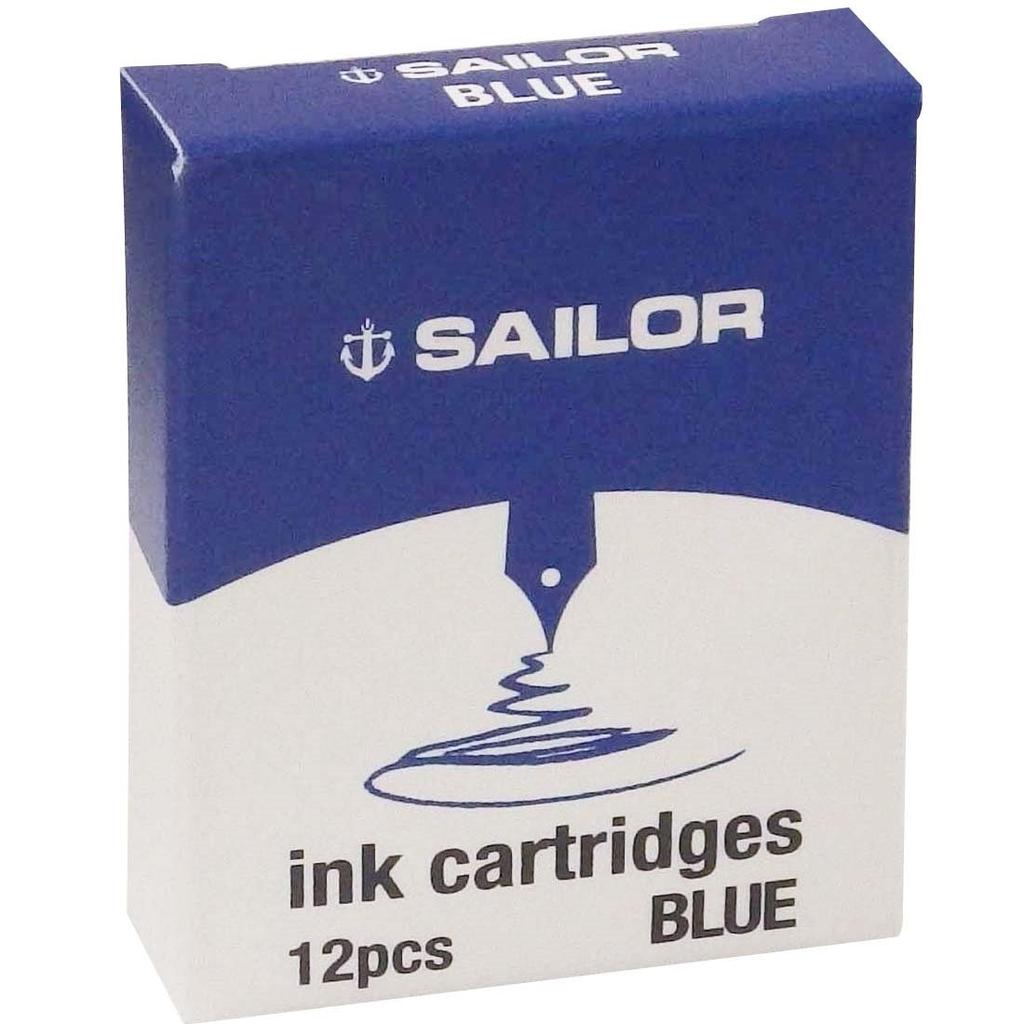 Sailor Fountain Pen Dye-Based Ink Cartridges, Black, 13-0404-120