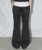 FANCY CLUB Cargo Pintuck Bootcut Pants (Black) F25Qd887