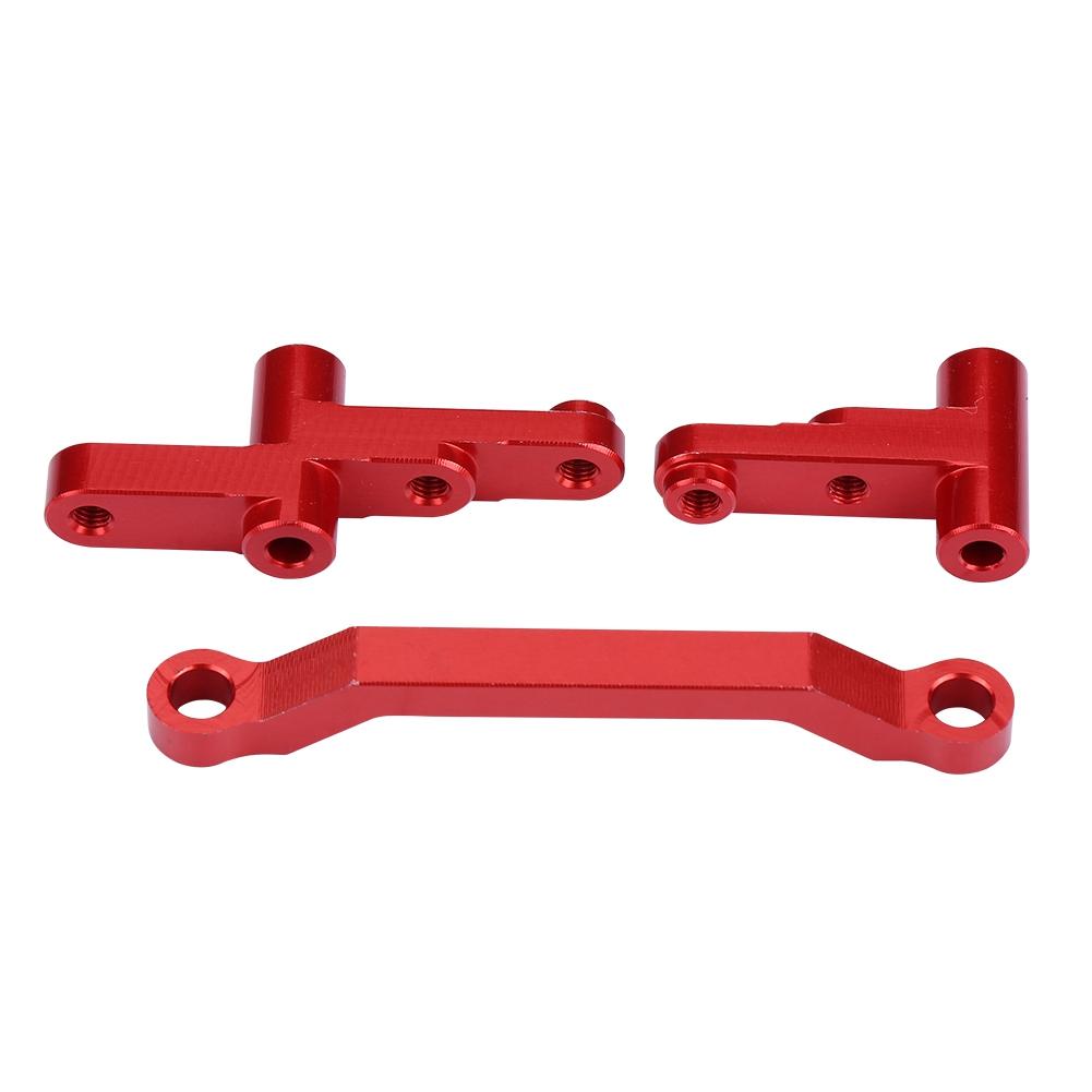 Steering Servo Saver Complete for HIMOTO E10MTL E10MT E10BP 1 10 Scale RC Car (Red)
