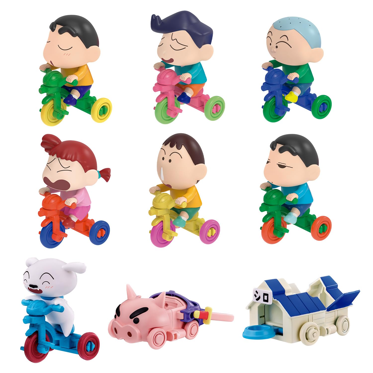 

[BANDAI] Crayon Shin-chan Chokotto Obata Custom Vehicle Everyone s Big Gathering ver. (Single Item)