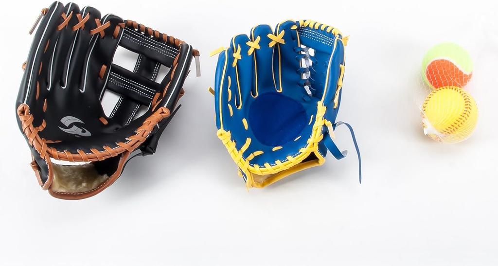 GP Catch Glove Set with Magic Catch Tennis and Baseball Balls Child 36424 (GP) Parent-Child (Adult - Left-Handed Throw, - Left-Handed Throw)