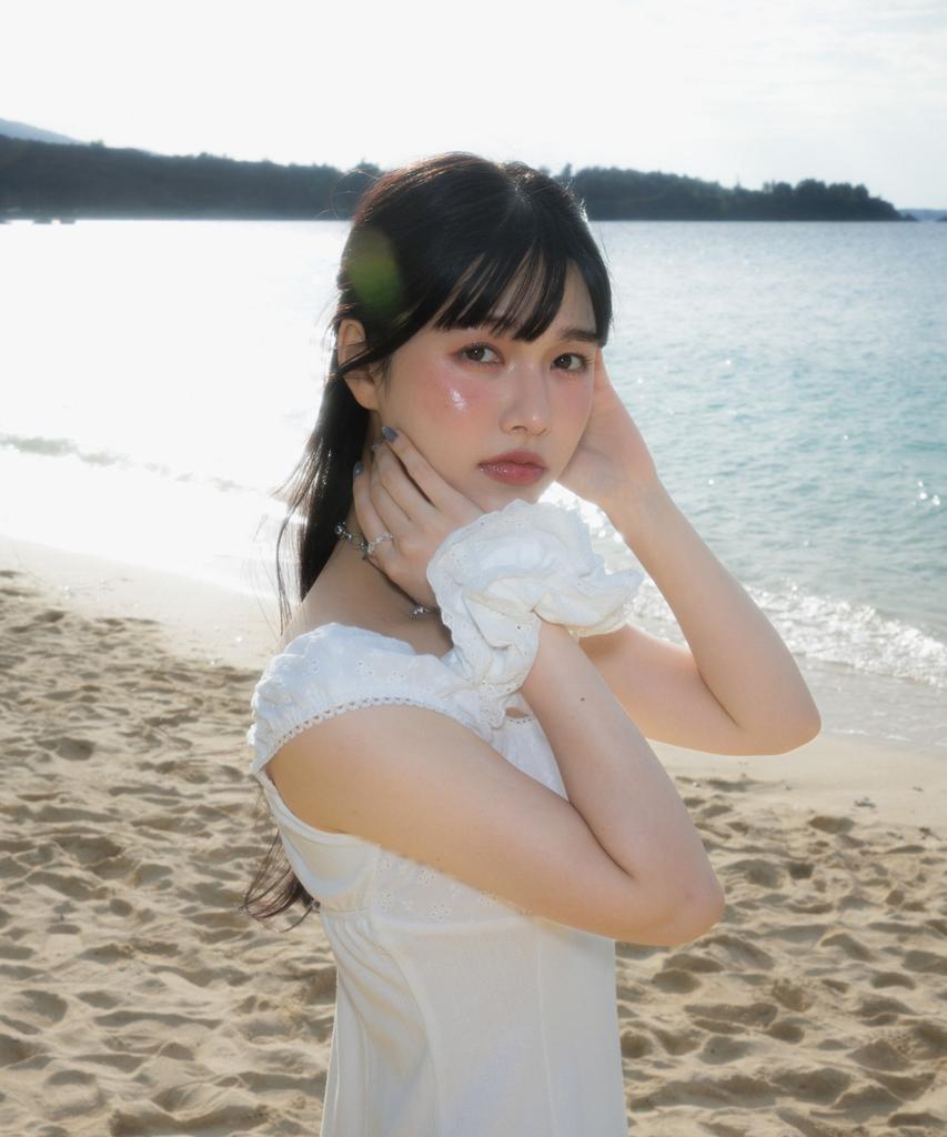 ROSEFRANTZ Flower Punching Mini Dress [Ivory]