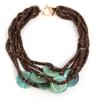 Statement Vintage Beads Necklace Handmade for Woman Girl Trendy Vintage Wedding Party Jewelry