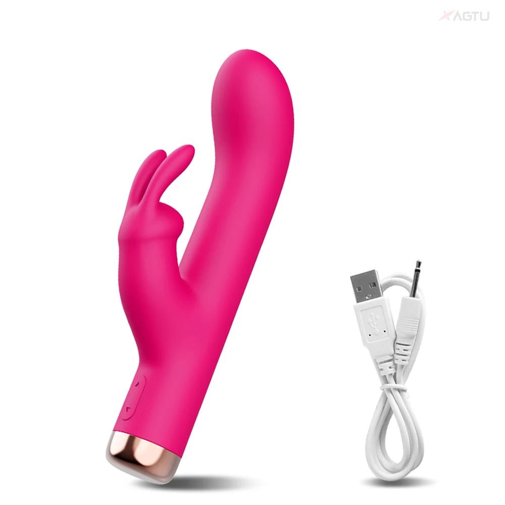 Powerful Rabbit Vibrator Masturbation Tools for Women Clitoris Stimulator G Spot Vagina Massage Female Sex Toy Adult Products