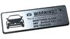Honami Works Prius 50 Series Early Security Emblem 24-Hour Surveillance Dash Cam GPS Tracker Sticker