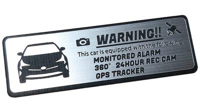 Autocollant Honami Works Prius Série 50 Début Caméra de Bord Surveillance 24h/24 Suivi GPS