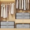 Non-woven Fabric Clothing Storage Bag Clear Window Clothing Classification Bag  for Storing