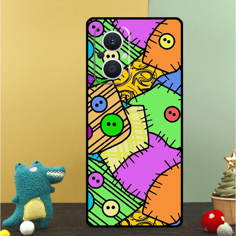 

Patchwork style Case For OPPO Reno 15 13 10 11 14 Pro 12 F 13F 14F 15F 7 8 Lite OPPO Find X9 X8 X5 Pro Cover OPPO Reno8 Lite