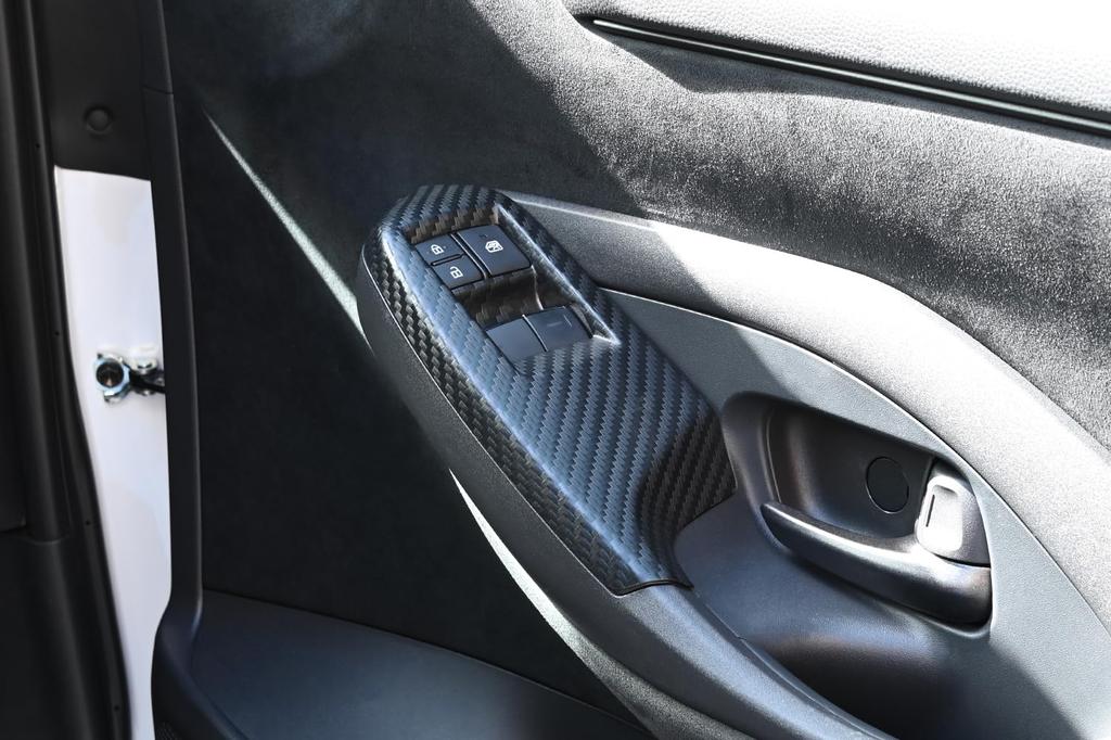 SecondStage Toyota GR Yaris PWSW Panel 2024 Matte Black Carbon Fiber T810AES (Door Switch) (January onwards)