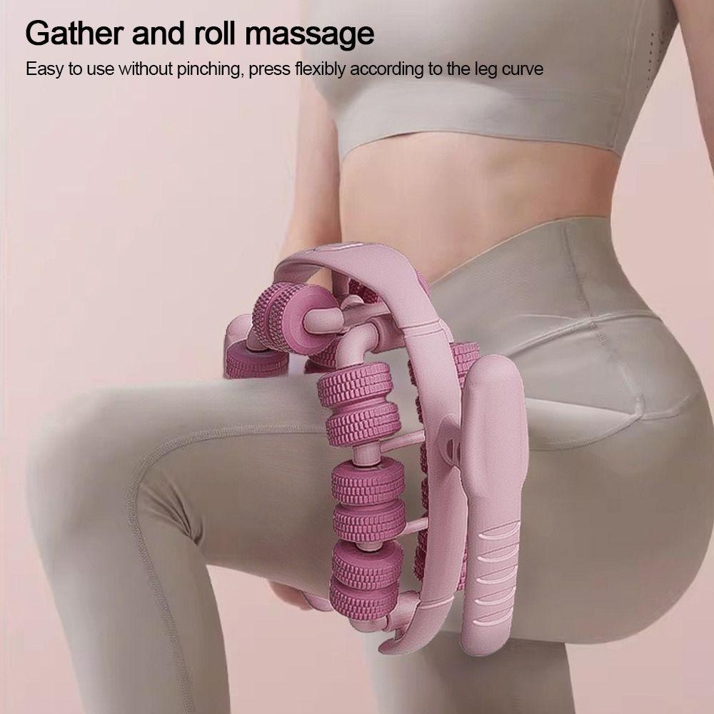 Massage Roller Annular Leg Clamp Solid Color Relaxing Tool Newest Leg Massager Yoga