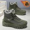 2026 New Winter Velvet Thickened High-top Boots Outdoor Functional Sports Hiking Boots Large Size Comfort Men Shoes Botas Hombre