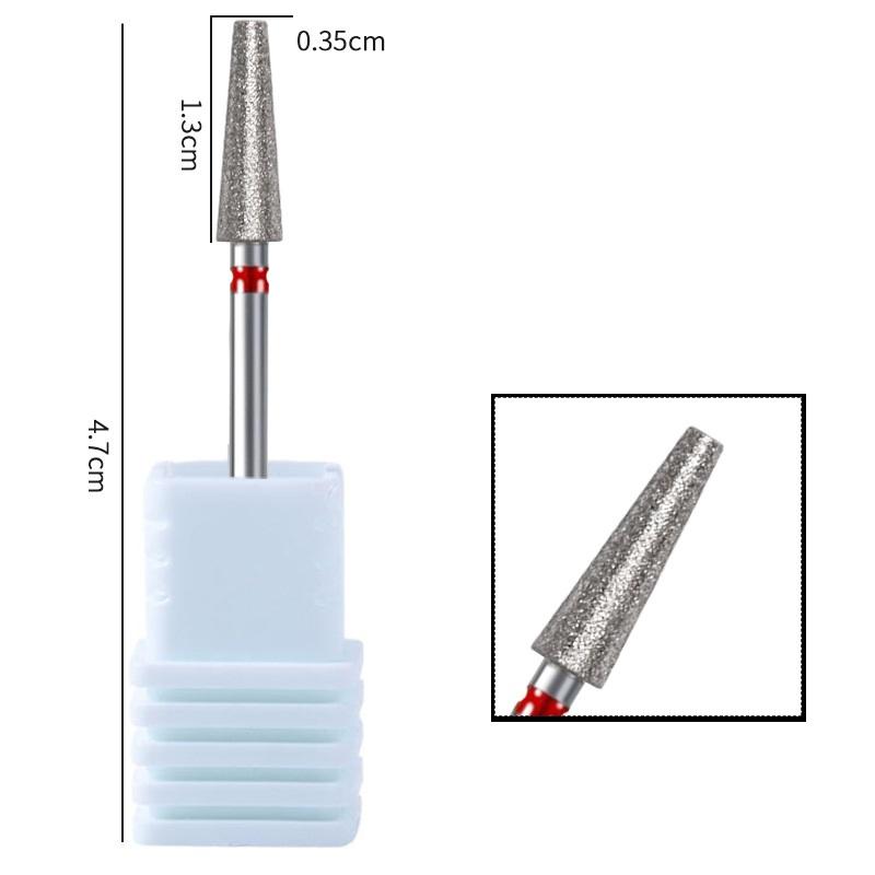 Tungsten Carbide Nail Drill Bit Milling Cutter For Manicure Pedicure Nail Files Buffer Nail Art Equipment Accessory Tools