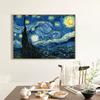 Elmas Boyama Van Gogh Yıldızlı Gece Resim Mozaik Nakış Kanaviçe Kitleri Sanat Ev Dekorasyonu El Yapımı Hediyeler