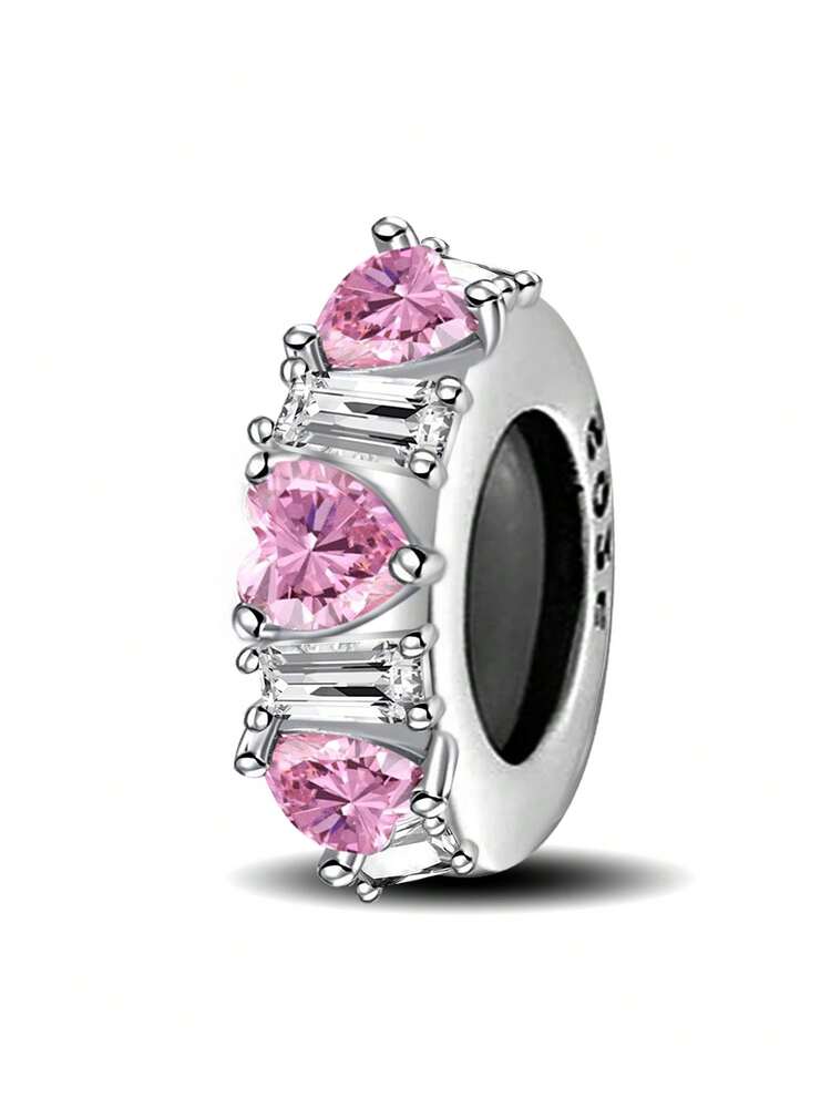 Copper Pink Purple Dress Suitcase Charm Pendant For Bracelets Diy Women'S Jewelry Of High Quality Fine Jewelry