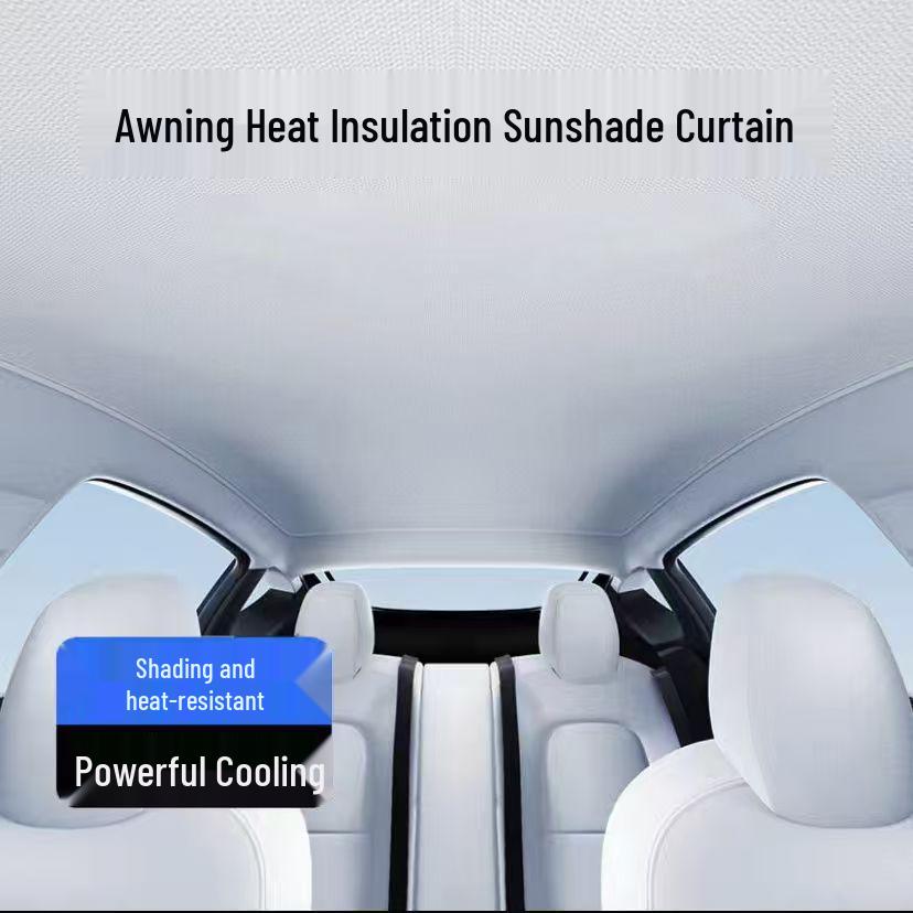 Electrostatic Sunshade for Tesla Model 3/Y Roof