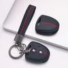 Key Cover for Toyota Hilux Yaris Corolla Rav4 Vigo Vitz Echo Old with Keychain Anti-Scratch Guard Shockproof Protection Soft Grip Texture