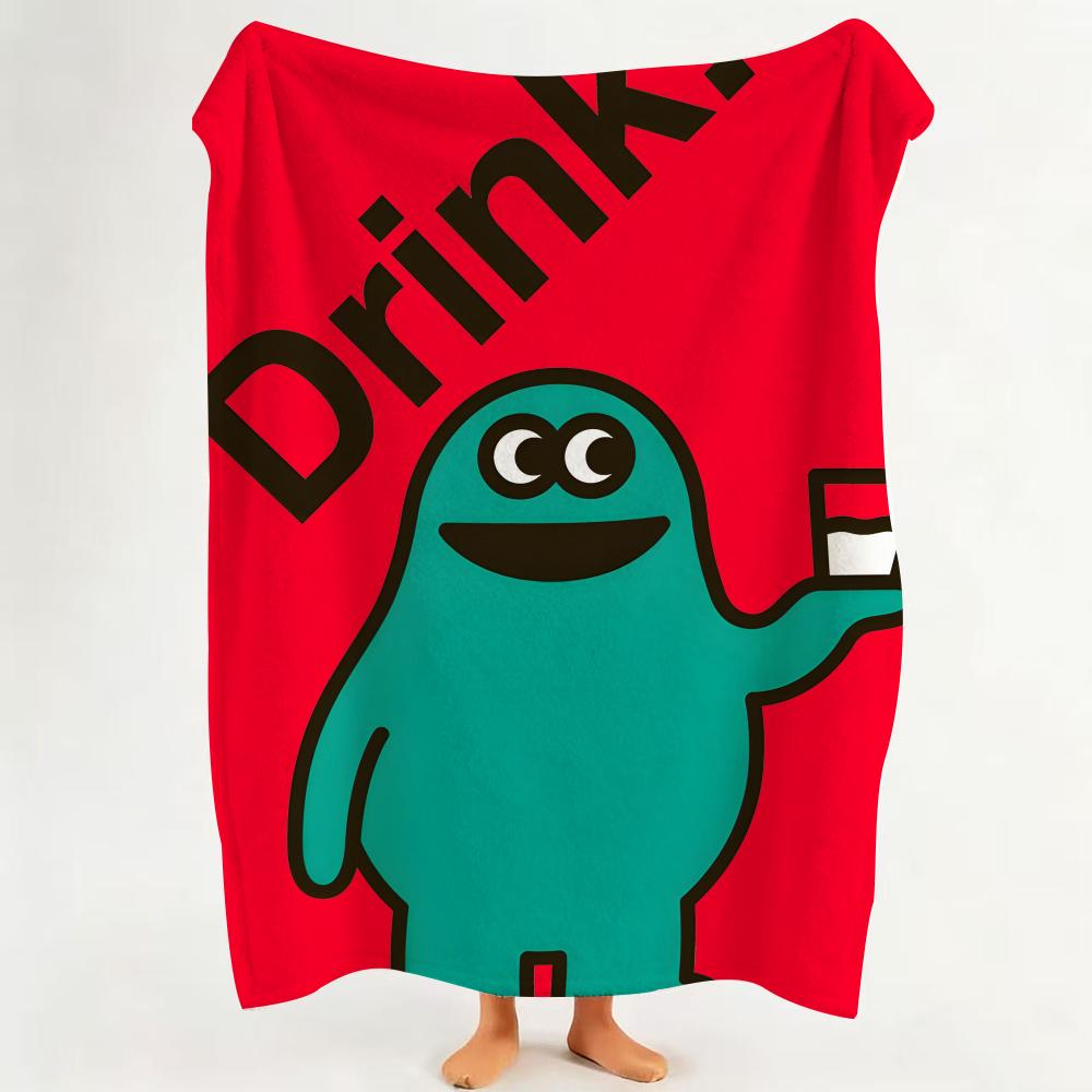 

Quote Please mind your language Throw hot Flannel Throw Blanket Suitable for Sofa Living Room Bedroom soft 75cmx90cm