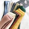 5x200cm Satin Silk Narrow Scarf Neckerchief Solid Neck Scarves Long Silk Thin Scarf Head Neck Hair Band Bag Ribbon Headbands DIY