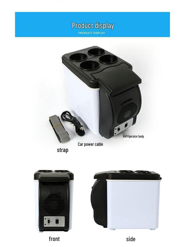 Dual-Use Mini Car & Home Refrigerator with Free Shipping