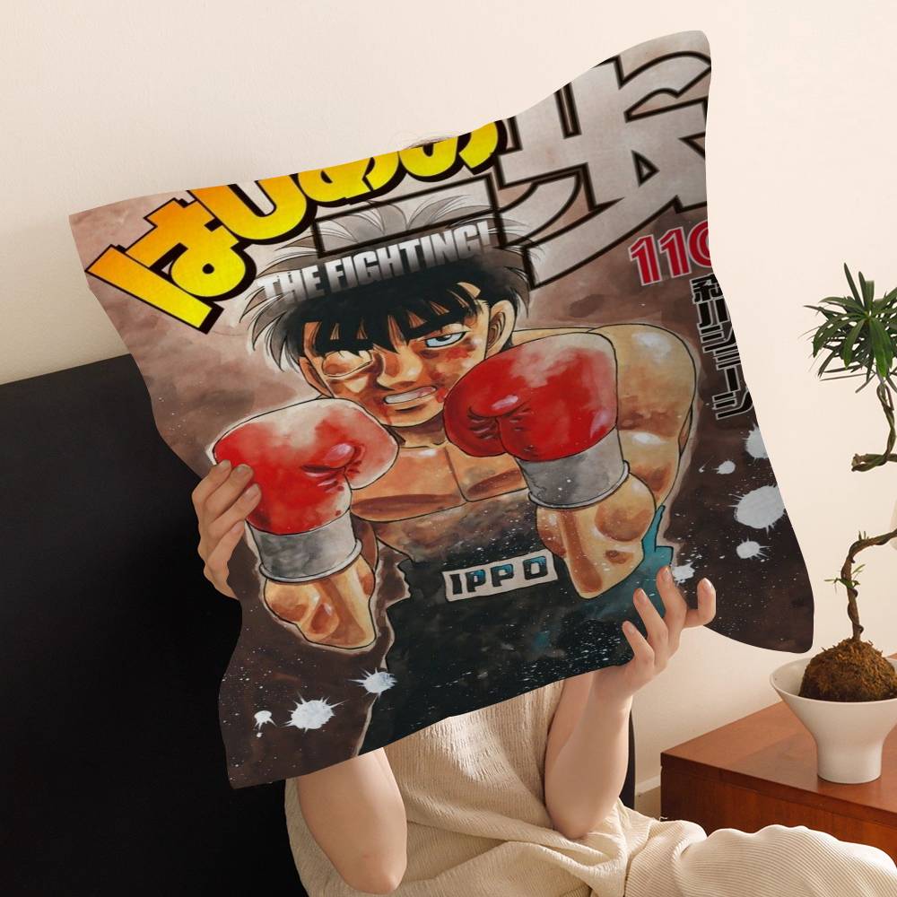 Anime H-Hajime N-No I-Ippo Cushion Cover Polyester Sofa Cushions Decorative Throw Pillows Home Decoration Pillowcover 30cmx30cm