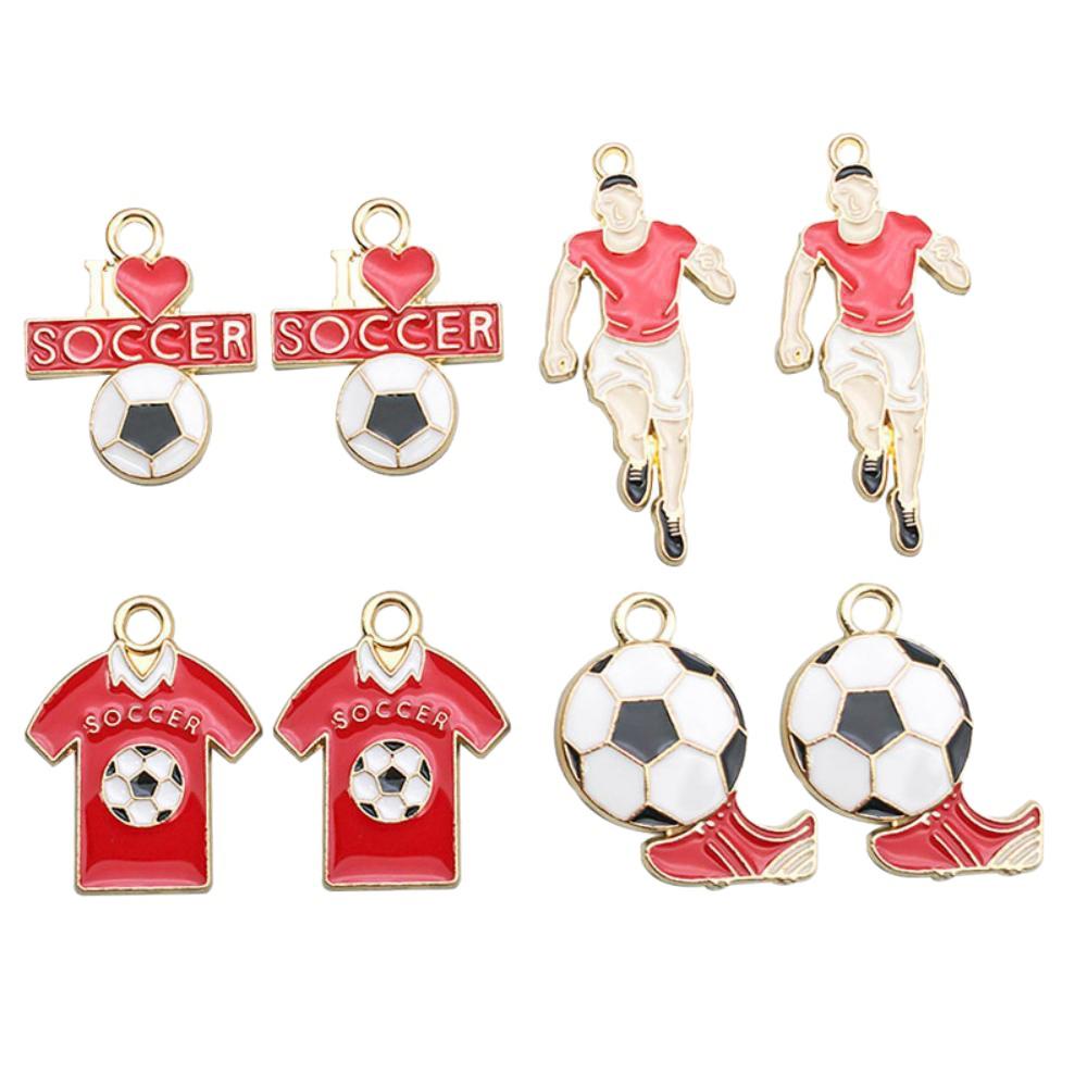 Korean Style Soccer World Cup Jersey Keychain & DIY Bracelet Pendant