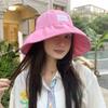Dopamine Fisherman Hat with Drawstring Sun Protection Hat Summer Ladies Sun Hat  Outdoor