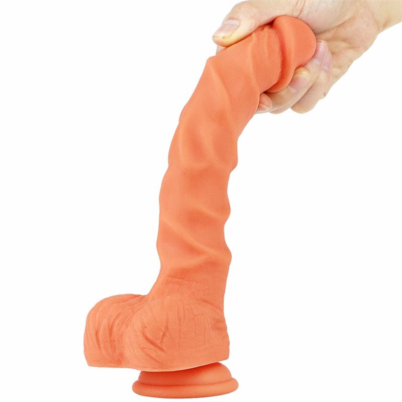 Female Adult Products Silicone Soft Manual Simulation Penis with Suction Cup Masturbation Device Fake Penis Guard Stick