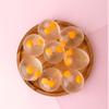 Transparent Simulation Double Yolk Egg Squishy Toys Stress Relief Balls Decompression Anxiety Reducer Fidget Toy For Adults Kids