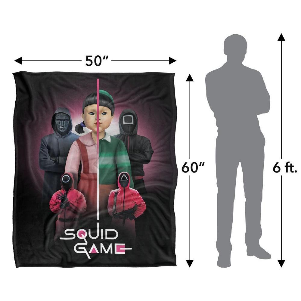 Squid Game 3 Silky Poster Supersoft Blanket
