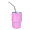 1/6Pcs Stainless Steel Tumbler Shot Glass with Straw Lid 90/150ml Mini Multi-Purpose Cup for Cocktails Coffee Whiskey Portable Beverage Container for
