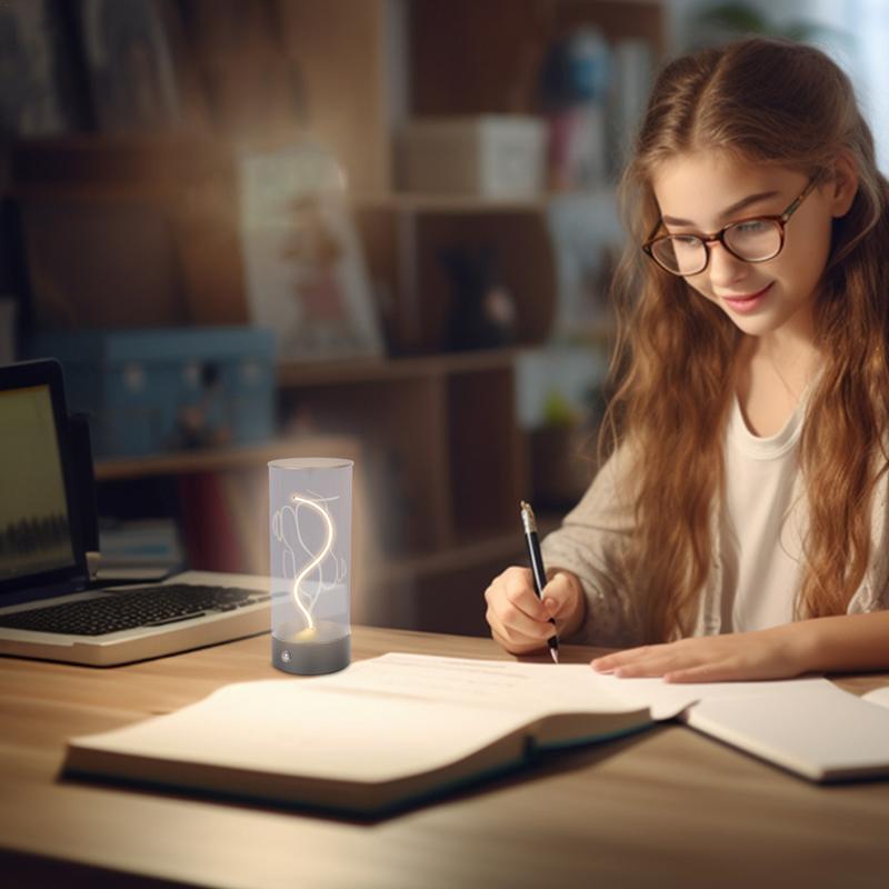 Lampă de birou cu led, lumină de noapte, lămpi de birou, lampă de noptieră, lumină tactilă magnetică, lampă de dormitor mică, pentru decorarea petrecerii de nuntă