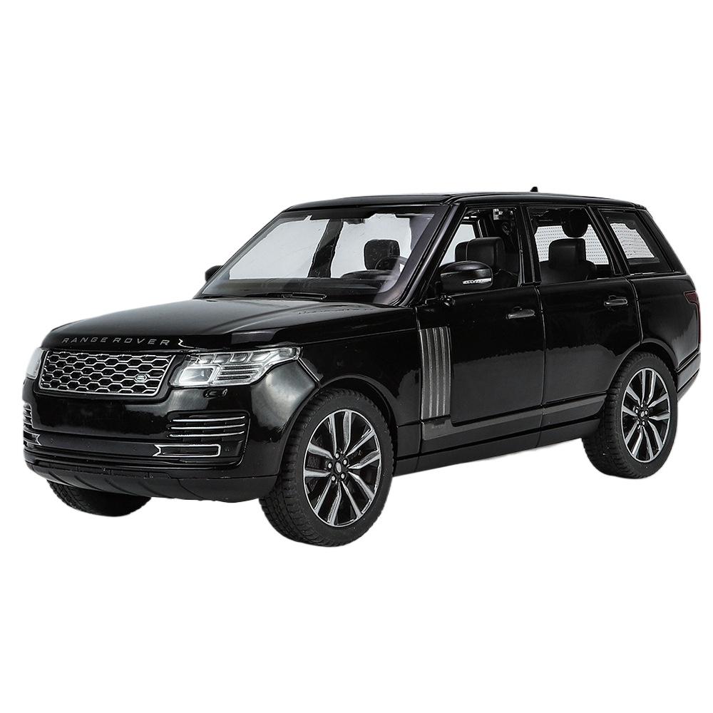 

1/24 Range Rover Sports SUV Alloy Car Model Diecasts Metal Toy Off-road Vehicles Car Model Simulation Sound and LightGifts чорний
