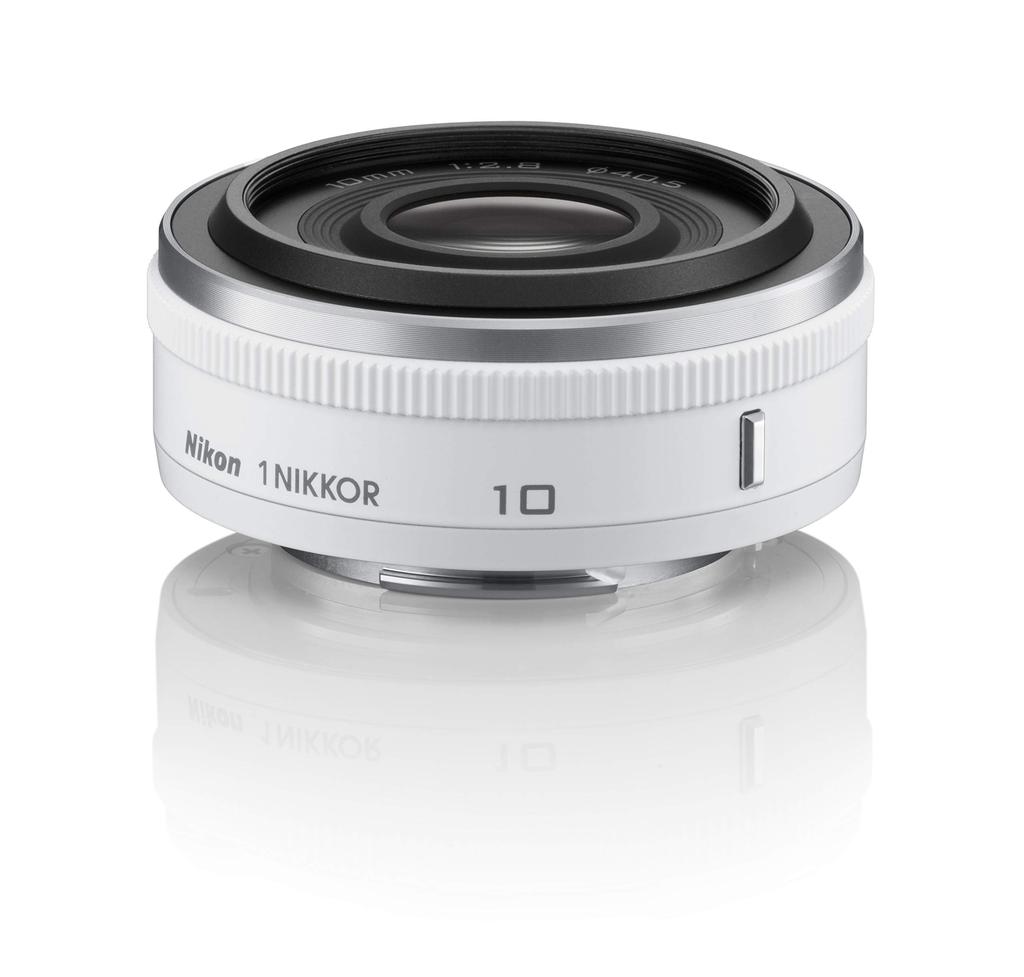 Nikon 1 NIKKOR 10mm White Prime Lens for Nikon CX Format F/2.8