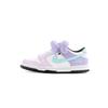 Dunk Synthetic Leather Abrasion Resistant Low Top Skateboard Shoes Unisex Purple HF5441-100(Team825-)