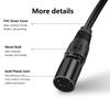 High Quality 5 Pin XLR Audio Cable 5P XLR to XLR 5Pin Male to Female 16*0.18/OFC *4C+BC+BC 80*0.1/TC OD6.0 PVC