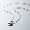 Stylish Metal Heart Pendant Necklace Multifuntional Jewelry Metal Texture Suitable for Everyday Wear and Parties