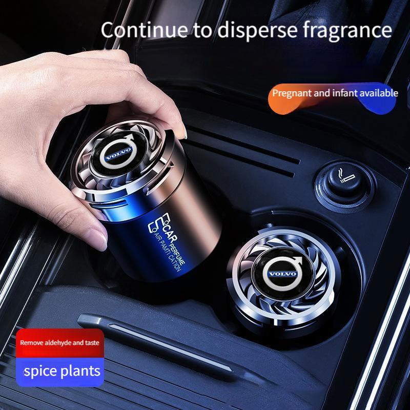 1 Balení Osvěžovač Vzduchu do Auta Volvo Pevný Balzám Parfém Osvěžovač Vzduchu Dlouhotrvající Difuzér Parfému Kolínská Vůně Citronu a Osmanthu