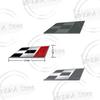 1pcs Car Metal Alloy Race Flag Logo Steering Wheel Sticker Emblem For Formentor Sport Leon Exeo Ibiza FR Ateca Badge Decoration