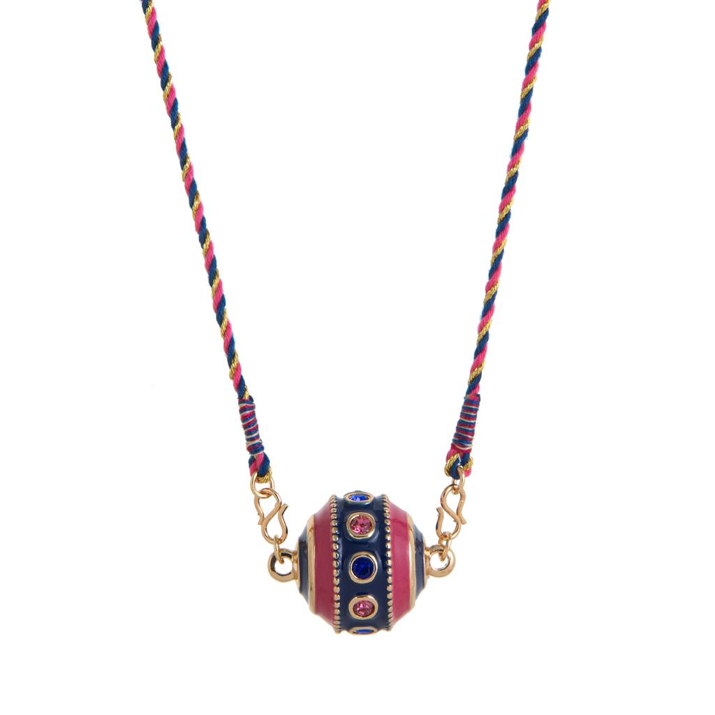 Bohemian Ethnic Style 18K Gold Plated Pendant Necklace with Colorful Gemstones - Handmade Vintage Multicolor Jewelry