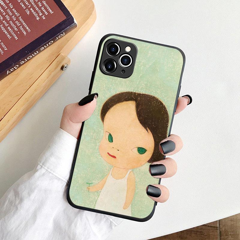 Art Cartoon Yoshitomo Nara Phone Case For iPhone SE 2020 SE3 2022 13 12  Mini 11 Pro 7 8 5 6 6S Plus X XR XS Max Silicone Fundas  buy the best  products in the Ayzeze online store