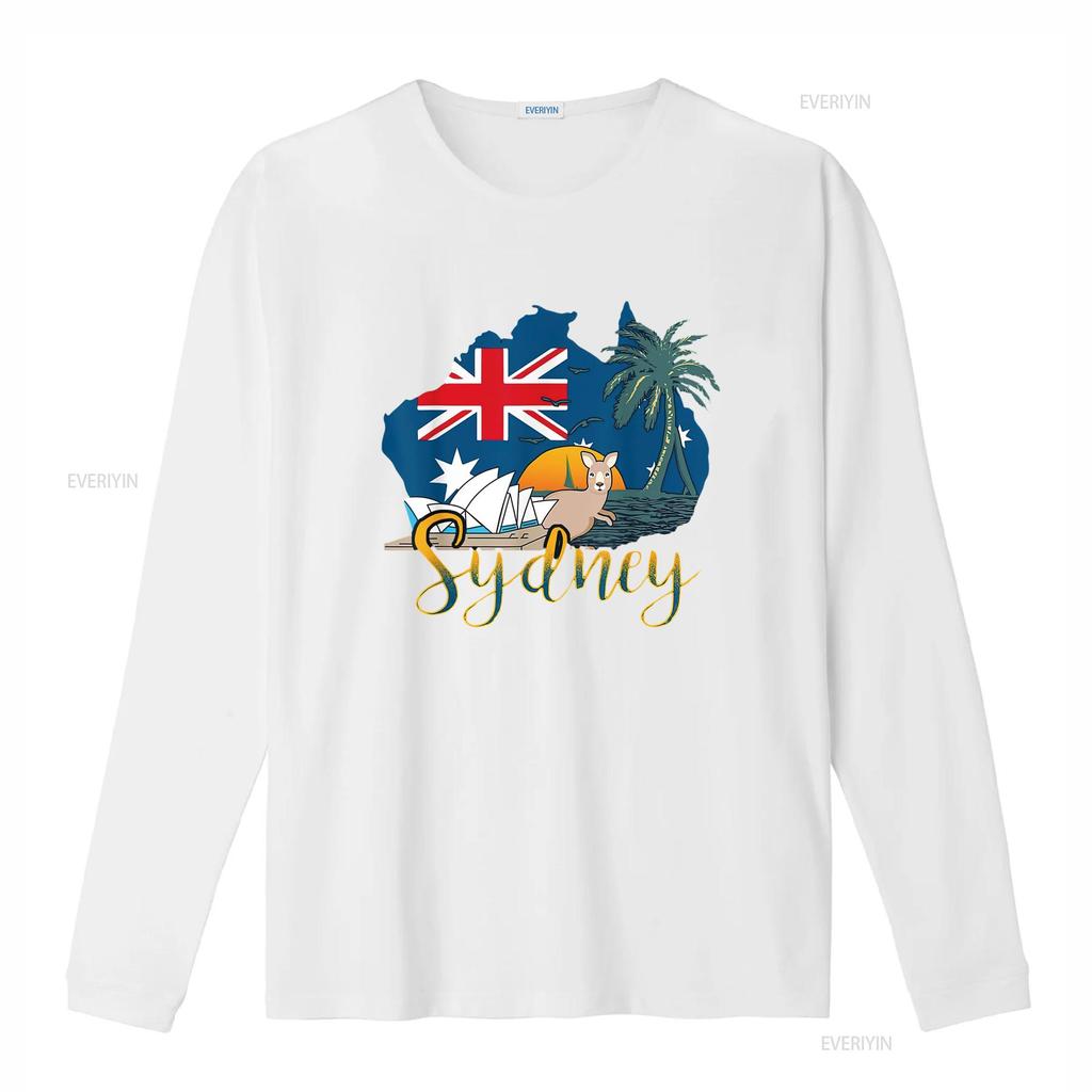 Womens Love Sydney Australia Travel Vacation T Shirt Vintage Washed Stretched Fashion Graphic Versatile Unisex Comfortable