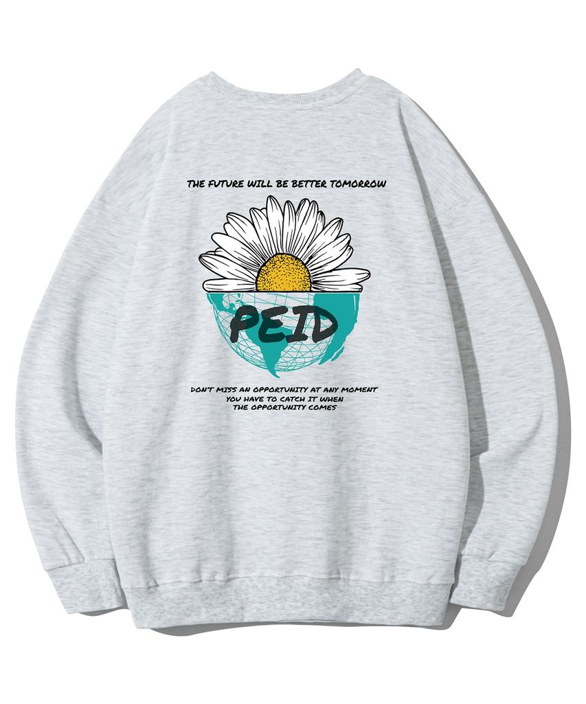 Peideu Pd Half Daisy Oversized Sweatshirt 2 Colors