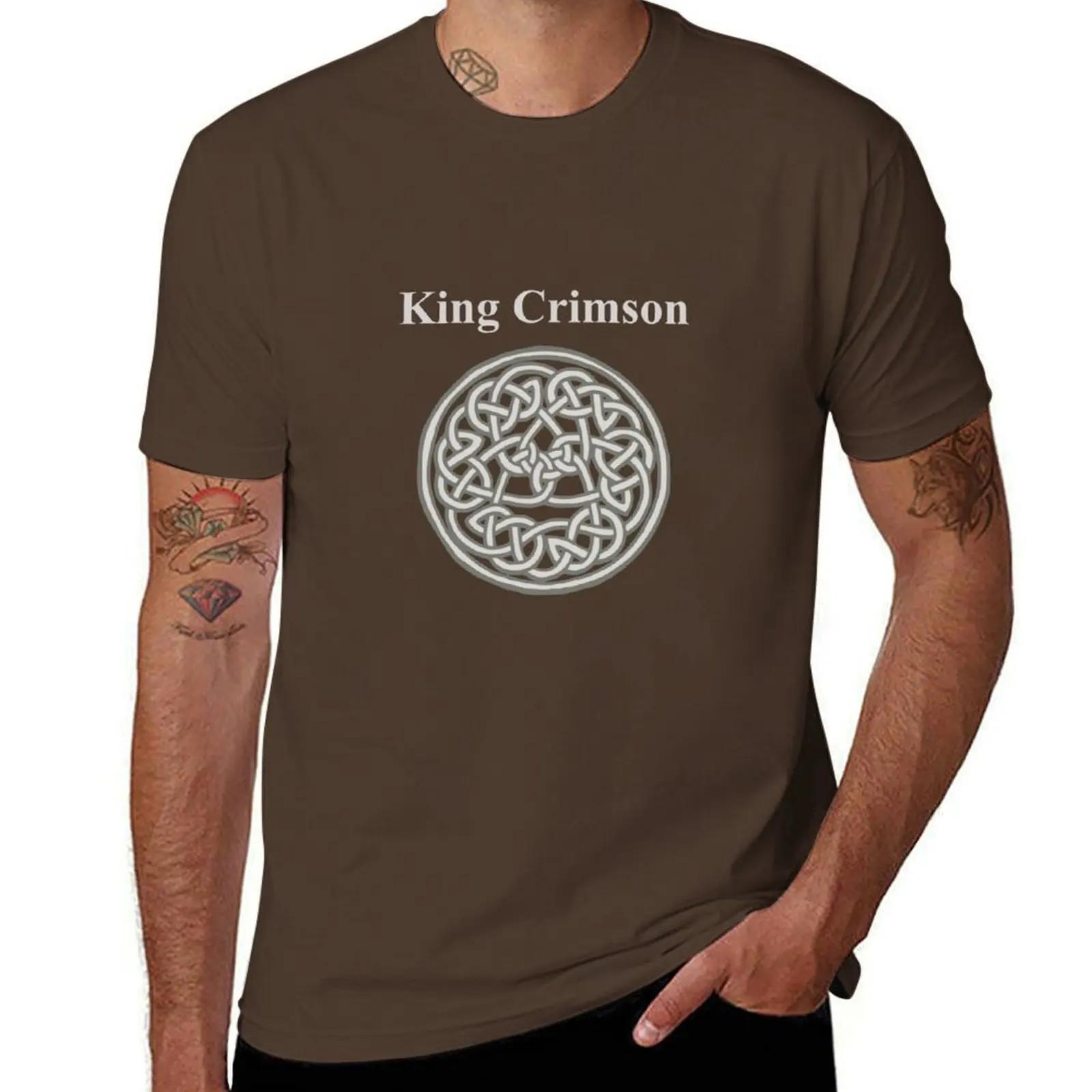 GUOYAN TOP 1982 King Crimson Vintage Discipline Album Promo T-shirt kawaii kleding oversized grafisch t-shirt Blouse goedkope spullen t-shirts mannen 4XL
