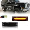 1 Pair Car Exterior LED Front Side Marker Lights Warning Lamp Turn Signal Lens For GMC SUBURBAN JIMMY PICKUP CHEVROLET SUBURBAN