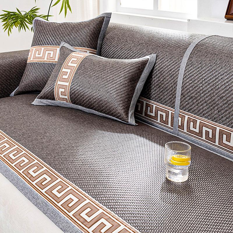 Sofa Cushion Summer Non-Slip Rattan Mat Mat Cushion Cold Cushion Sofa Cover Summer  New Sofa Cover