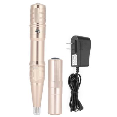 Elektrický strojček na tetovanie obočia a pier Microblading Tattoo Machine Šampanské zlato (100-240 V)USA